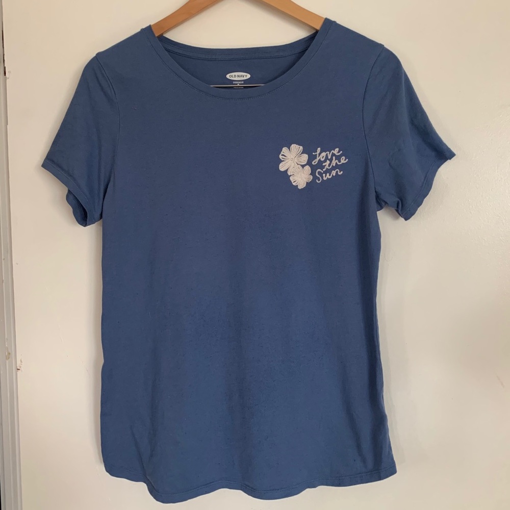 “Love The Sun” Embroidered Everywhere Tee